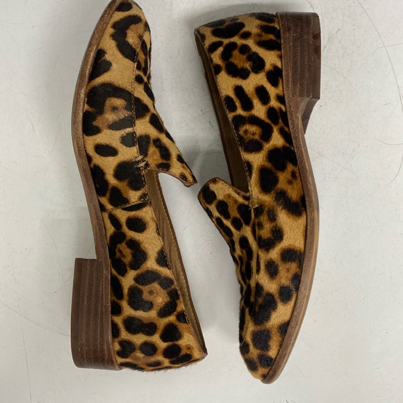 Madewell Animal Print Fur Loafer Shoes Size 6 - Picture 7 of 17